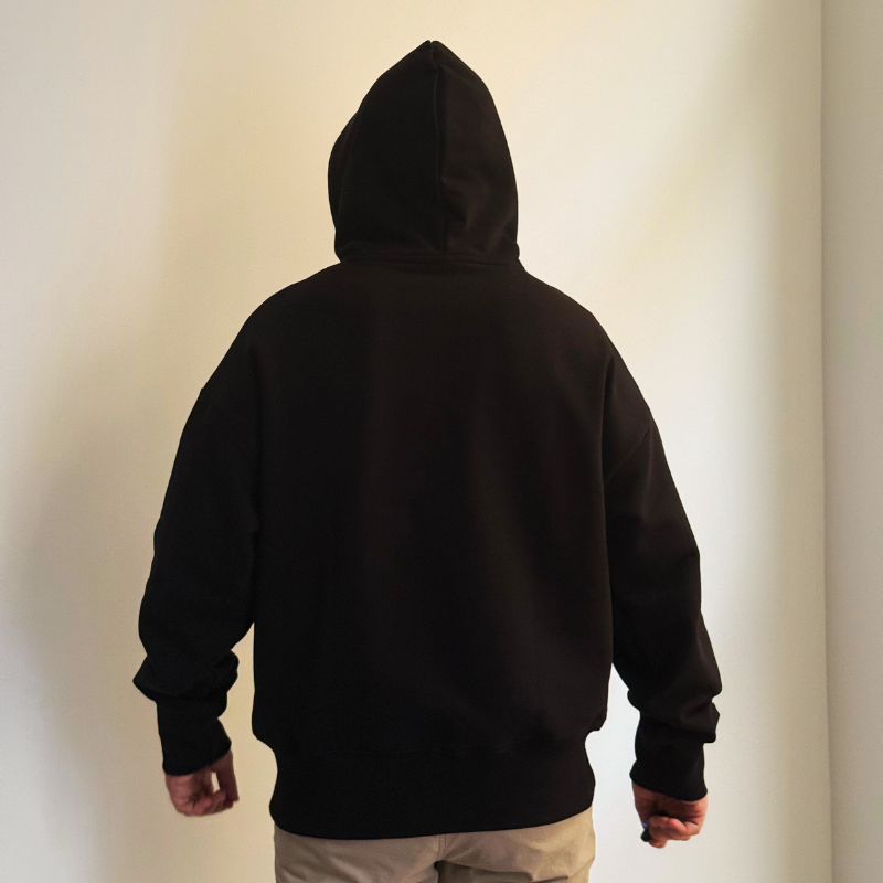 Drop shoulder hoodie