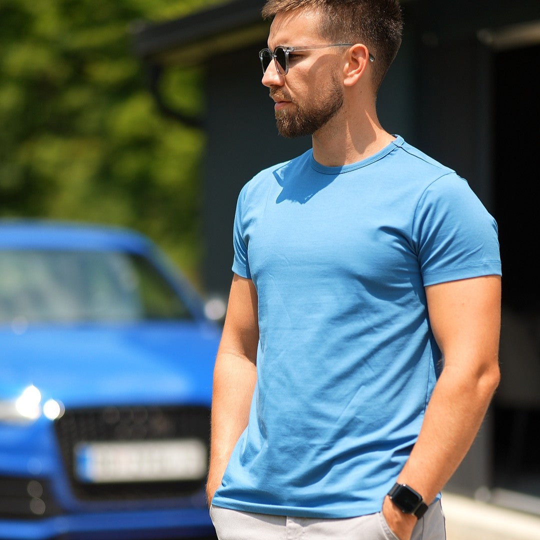 Denim Blue Tee