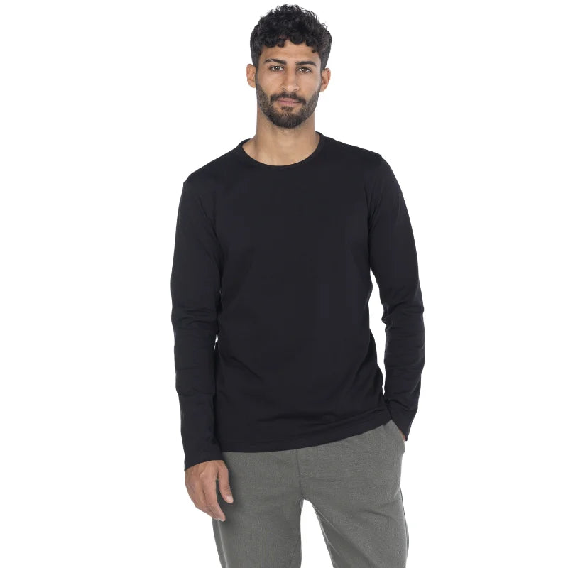 black pima cotton tee