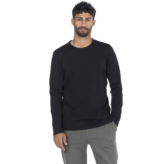 black pima cotton tee