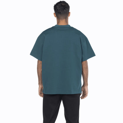 Blue drop shoulder tee
