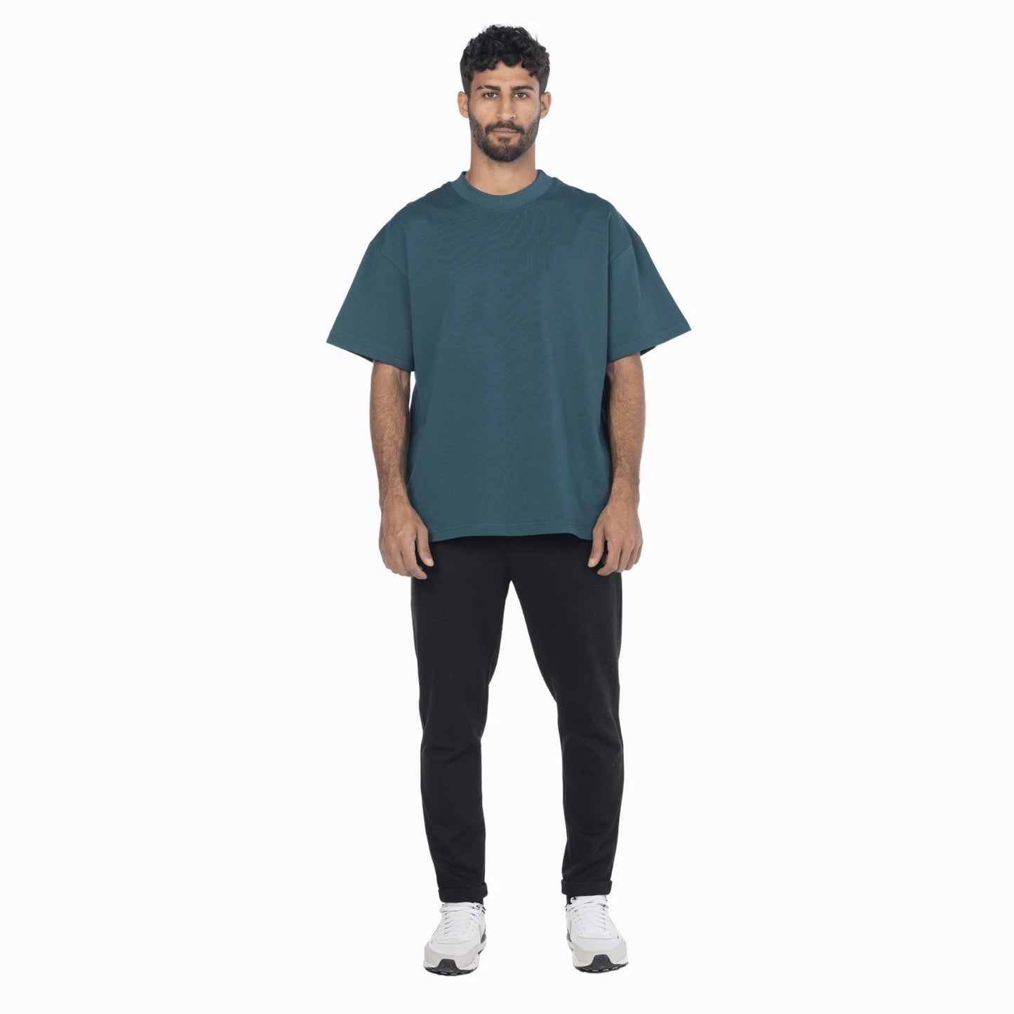 Navy blue cotton oversized t-shirt