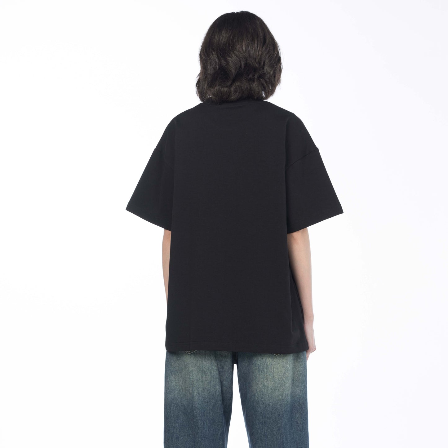 women drop shoulder tee