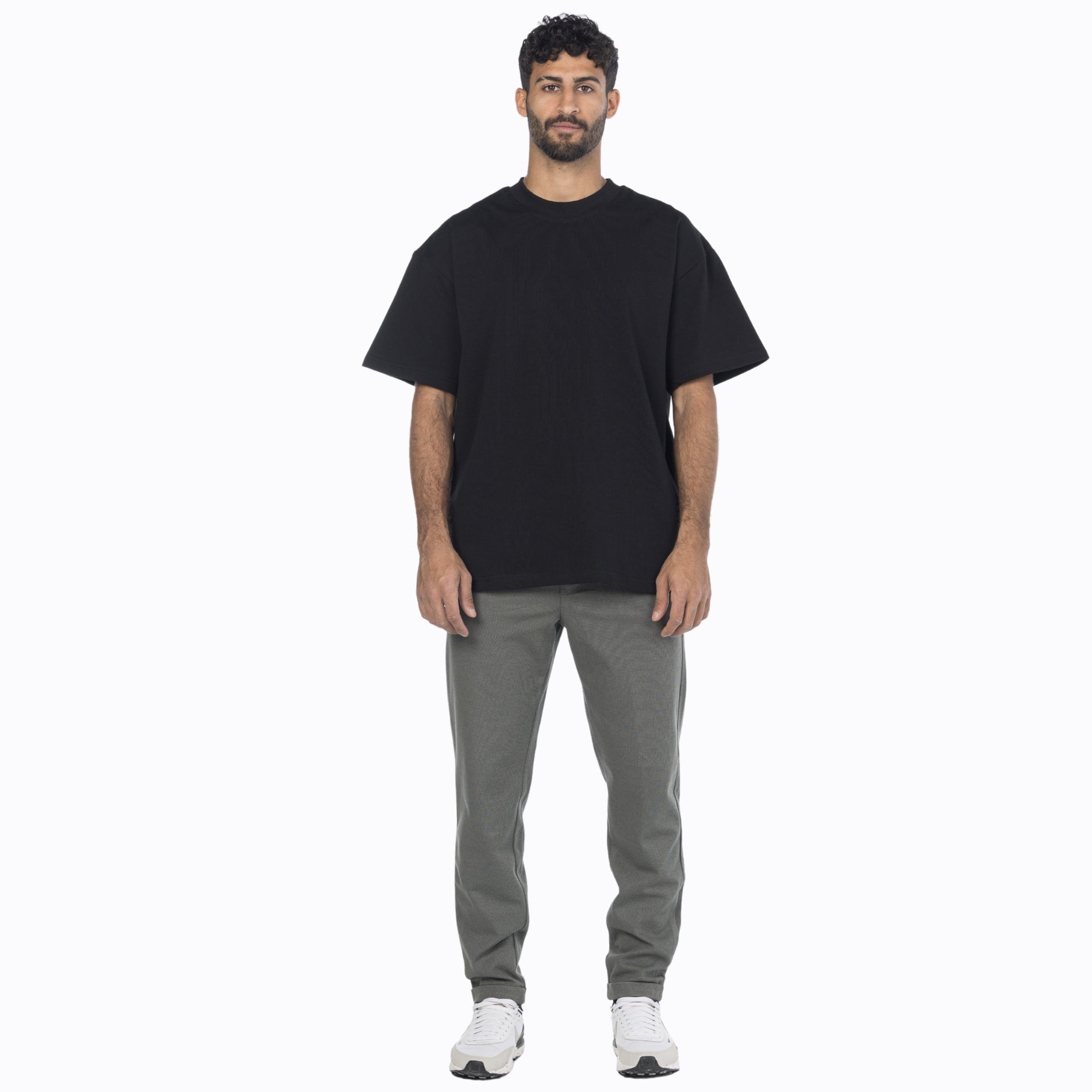 black Egyptian cotton shirt